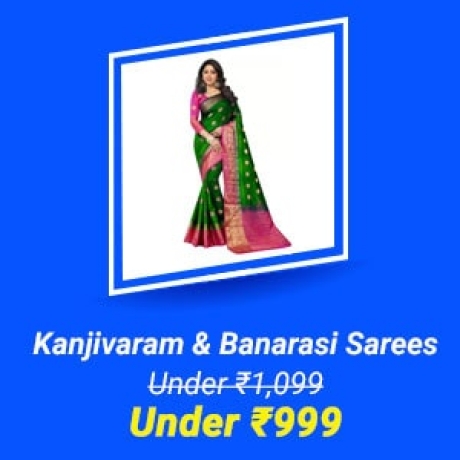 Kanjivaram & Banarasi Sarees