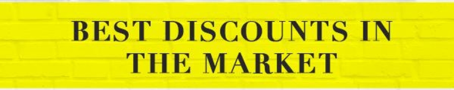 Best Discounts in the Market