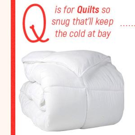 Q is for Quilts so nug