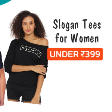 Slogan Tees for Women