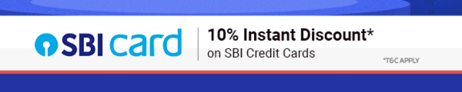 SBI Card. 10% Instant Discount