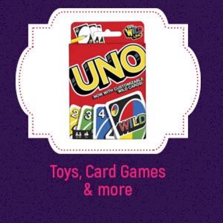 Toys, Cards Games & More