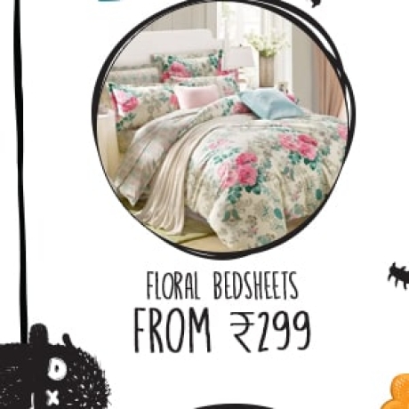 Floral Bedsheets