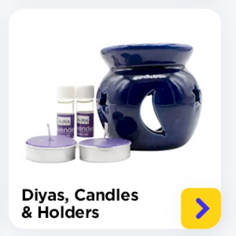 Diyas, Candles & Holders