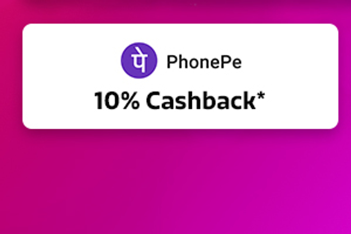 10% Cashback* from PhonePe