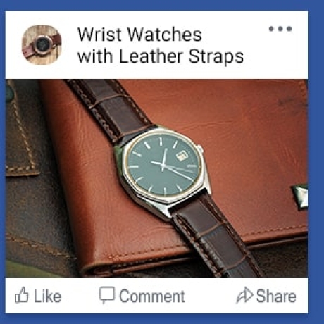Wrist Watches with Leather Straps