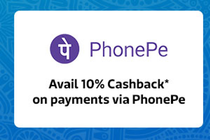 Get 10% Cashback* from PhonePe