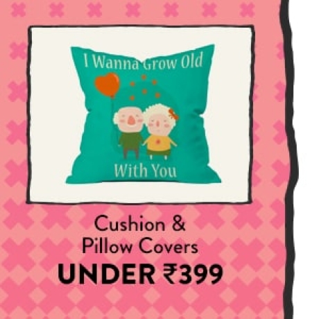 Cushion & Pillow Covers under Rs.399
