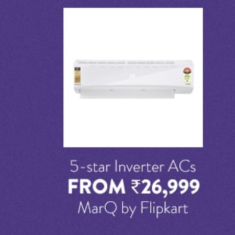 5 Star Inverter ACs from MarQ by Flipkart