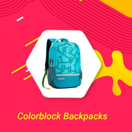 Colorblock Backpacks