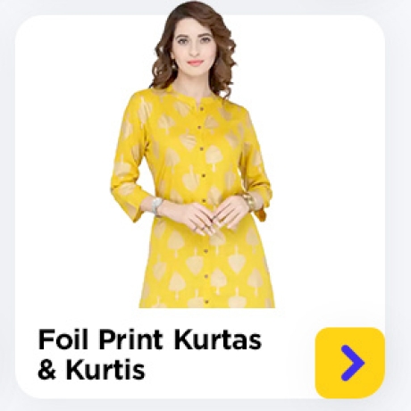 Foil Print Kurtas & Kurtis