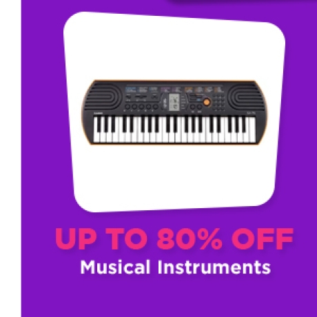 Upto 80% Off on Musical Instruments