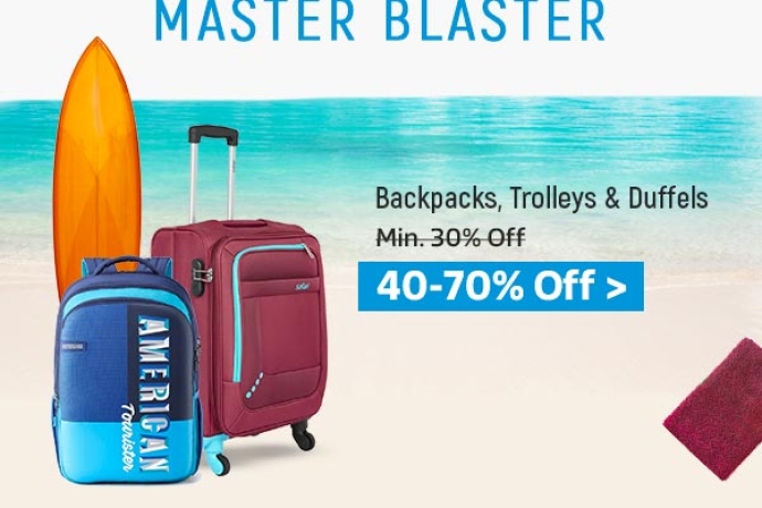 Backpacks, trolley & Duffels