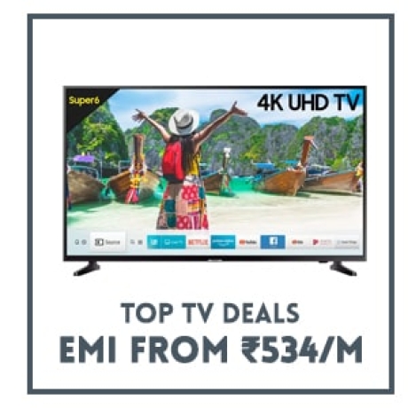 TVs from Rs.534/Month
