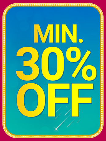 Min.30% Off
