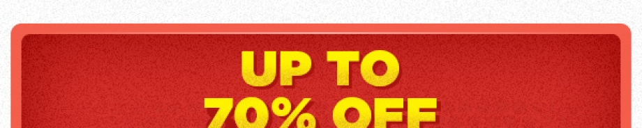 Up to 70% Off