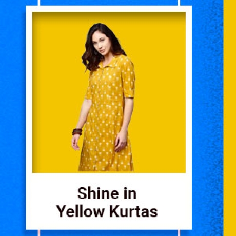 Shine in Yellow Kurtas