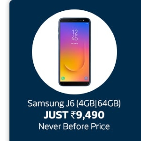 Samsung J6 just Rs.9,490