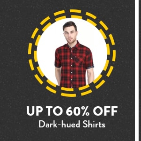 Dark hued Shirts up to 60% Off