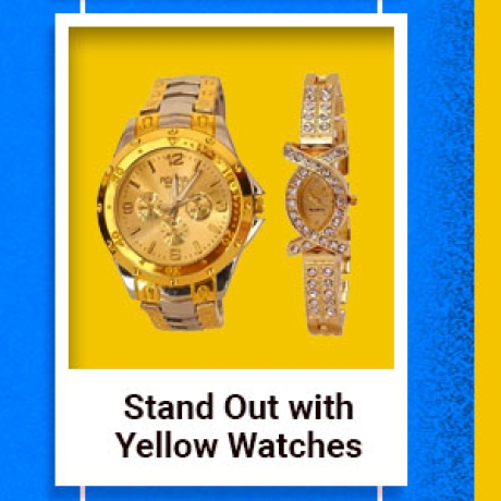 Stand Out with Yellow Watches