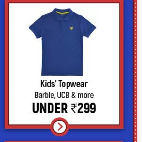 Kids' Topwear Under ₹299