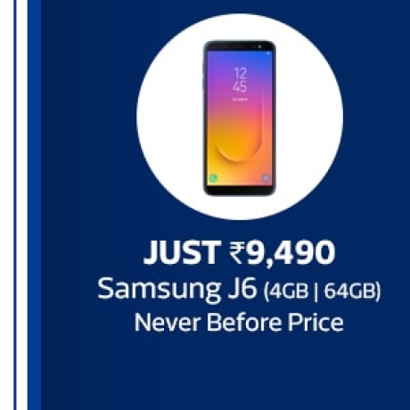 Samsung J6 just Rs.9,490