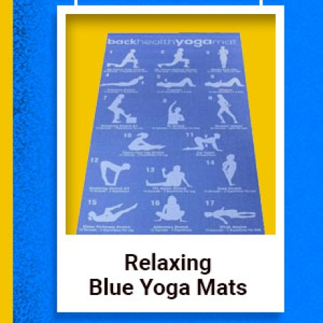 Relaxing Blue Yoga Mats