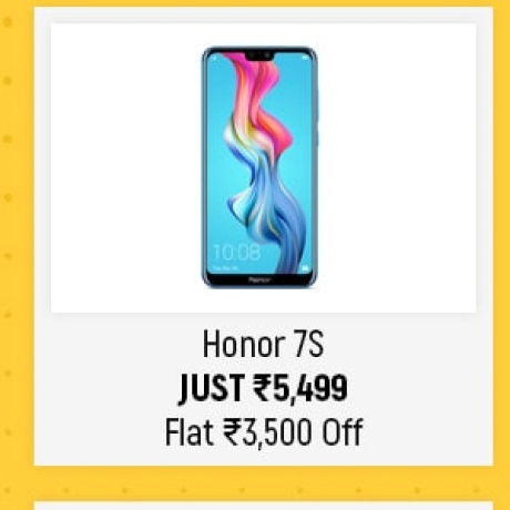 Honor 7S. Just Rs.5,499