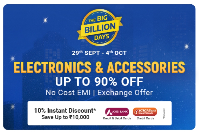 Up to 90% off on Electronics & Accessories