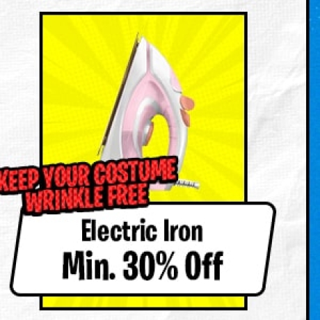 Electric Iron Min.30% Off