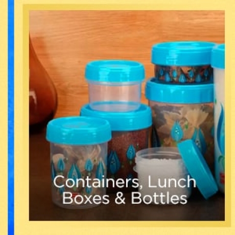 Containers, Lunch Boxes & Bottles