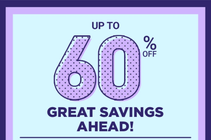 Up to 60% Off