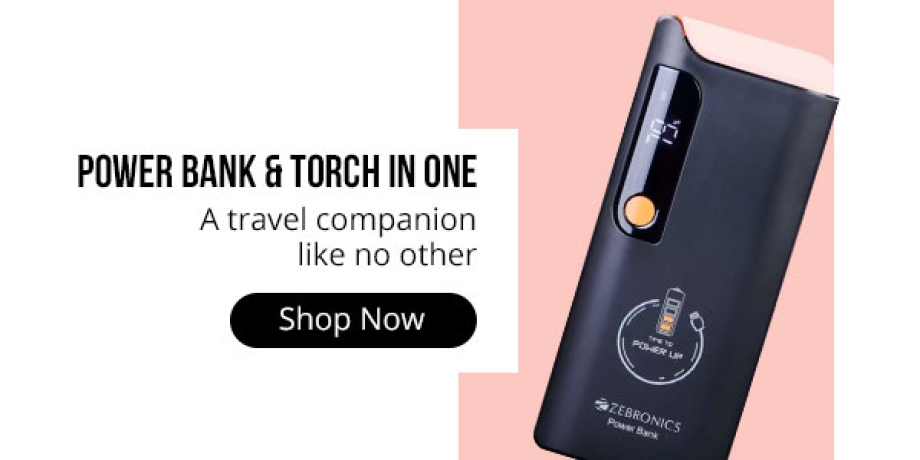 Power Bank & Torch in One!