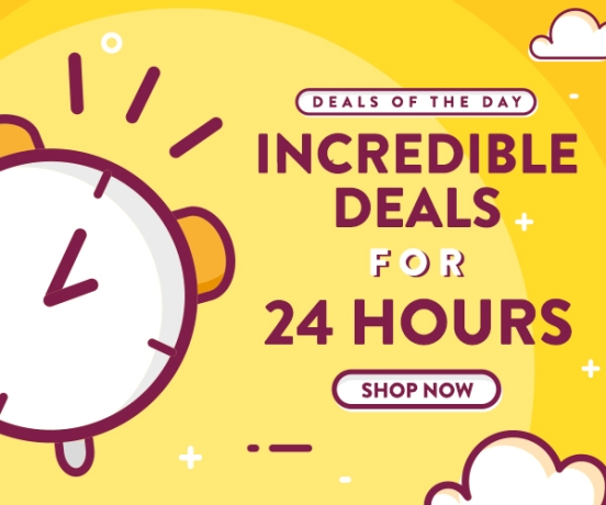 Incredible deals for 24hours