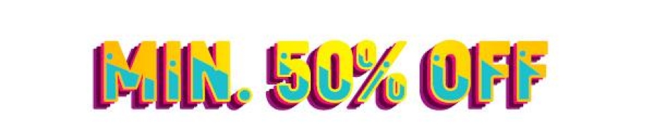 Min.50% Off