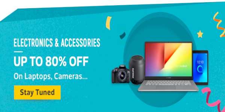 Electronic & Accessories up to 80% Off