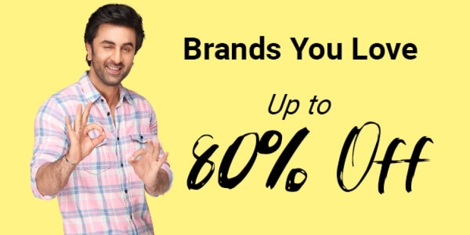 Brands you love, up to 60% Off