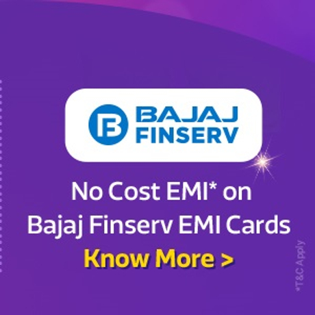No Cost EMI* with Bajaj Finserv available. Click to know more >