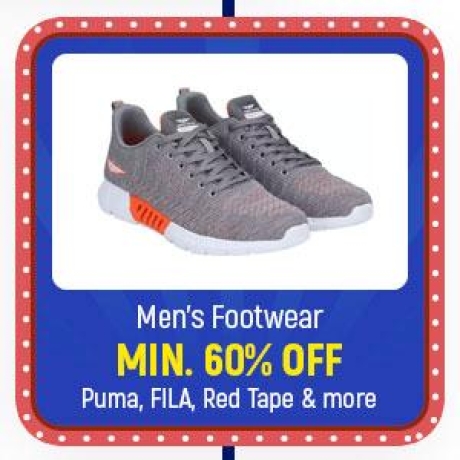 Men's Footwear Min. 60% Off