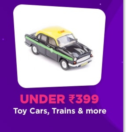 Toy Cards, Train & More under Rs.399
