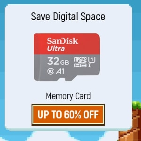 Save Digital Space Memory Card