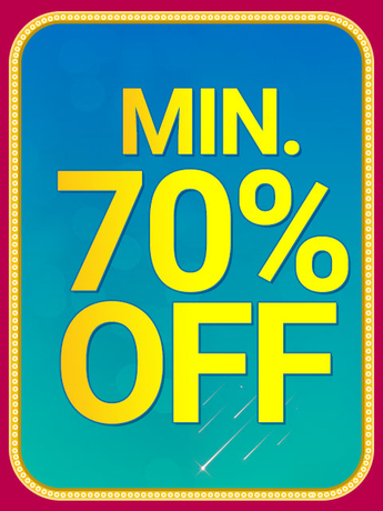 Min.70% Off