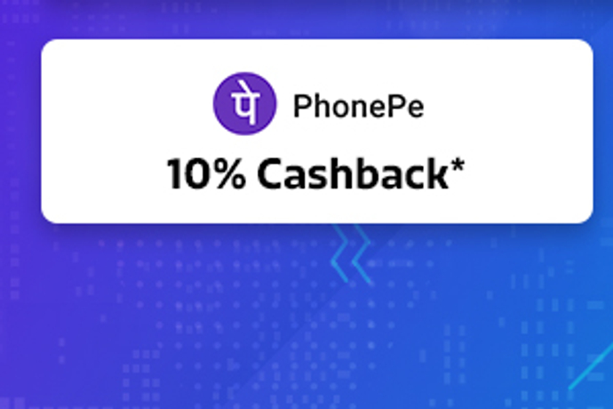 10% Cashback* from PhonePe