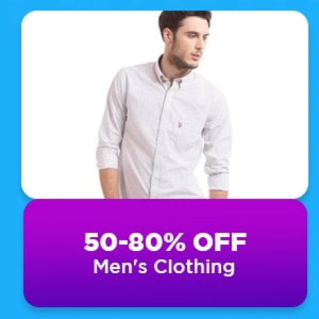 Men's Clothing 50-80% Off