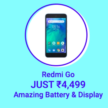 Redmi Go at Just Rs.4,499