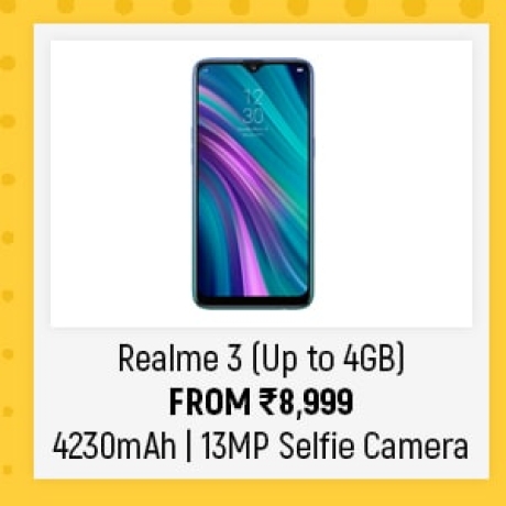 Realme 3 From Rs.8,999