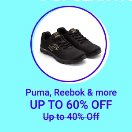 Shoes upto 60% Off