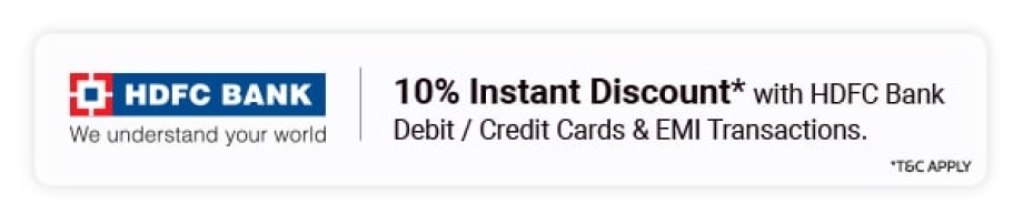 HDFC Instant 10% Off on Credit & Debit Cards