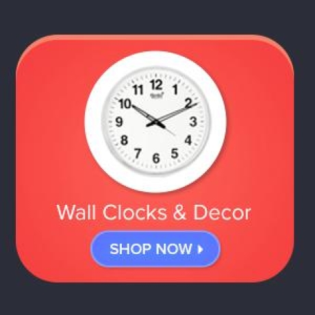 Wall Clocks & Decor