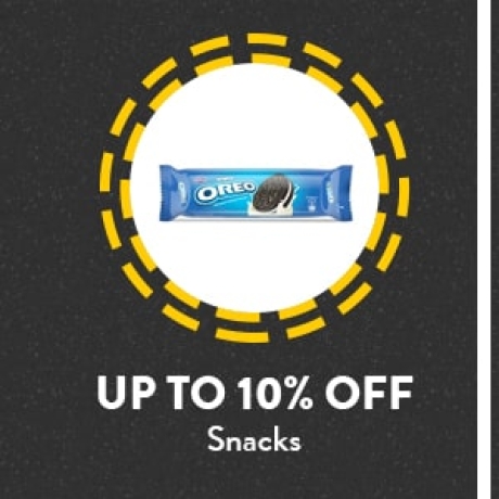 Snacks up to 10% Off